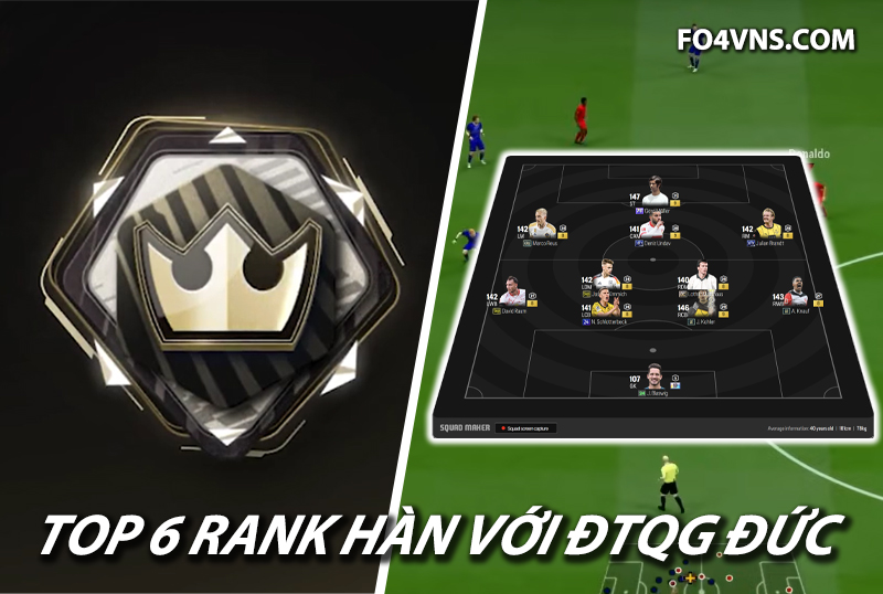 Top 6 đội hình team color ĐTQG Đức siêu sao Hàn