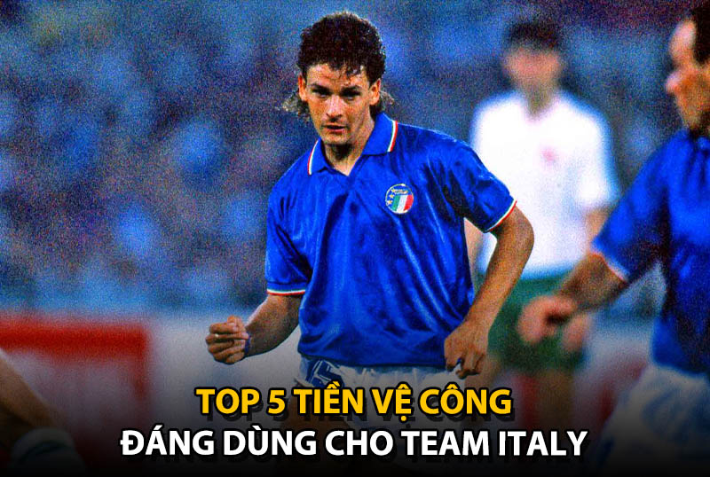 Top 5 tiền vệ công đáng dùng cho team color ĐT Italy