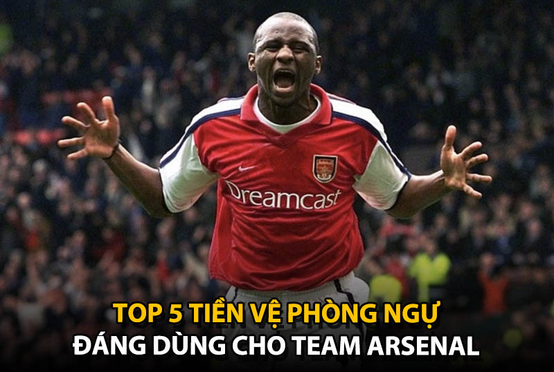 Top 5 tiền vệ phòng ngự đáng dùng cho team color Arsenal