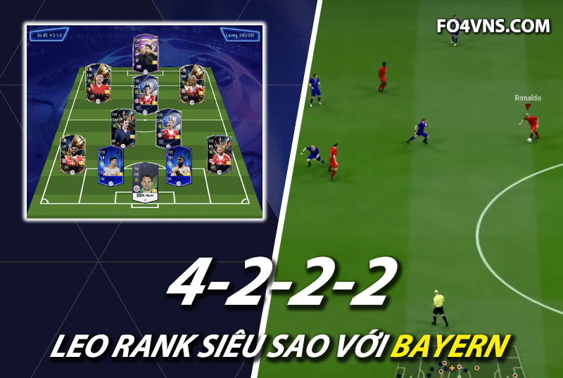 Chiến thuật FC Online : Sơ đồ 4213 với team Bayern rank siêu sao Hàn